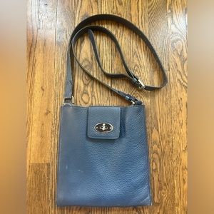 Mulberry Joel Leather Crossbody Bag - Navy Blue